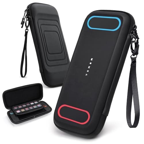 mumba Carrying Case for Nintendo Switch 2 2025, [Mini Version] Travel Case with 10 Game Cartridge Slot Portable Bag Protective Carry Handbag Pouch Shell Accessories [Portable & Lightweight]