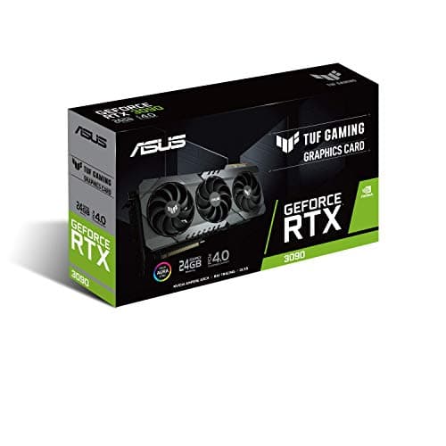 ASUS TUF Gaming NVIDIA GeForce RTX 3090 Graphics Card (PCIe 4.0, 24GB GDDR6X, HDMI 2.1, DisplayPort 1.4a, Dual Ball Fan Bearings, Military-Grade Certification, GPU Tweak II) 2