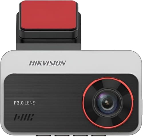 HIKVISION Dual Channel Dash Camera | 1080P Full HD | 3'' IPS Display | Night Vision F2.0 Aperture | G-Sensor | 128° Wide Angle | Mic & Speaker | Loop Recording |Built-in WiFi|Supports 256GB|C200S