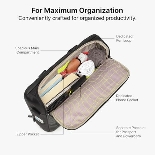 uppercase 14L Omega 02 Professional Laptop Messenger Bag | up to 15.6''| 3x More Water Resistant| Tablet Compartment| Multiple Organisers| Office Bag for Men & Women(Black) 5