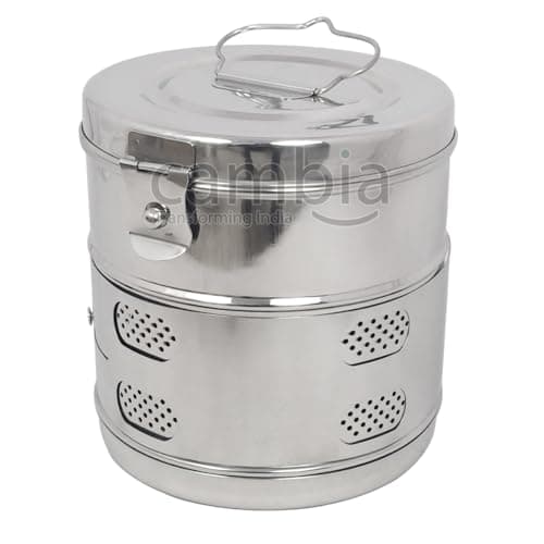 Cambia Electric Autoclave 13 Litre (9"x11") with Dressing Drum (8"x8") 2