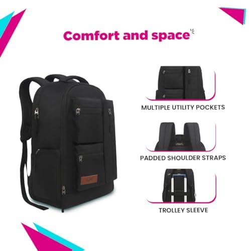 Skybags NEXUS LAPTOP BACKPACK (E) BLACK 5