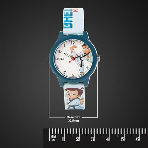 Zoop Chhota Bheem Analog Watch with White Dial & Blue Strap for Boys Girls Kids, from House of Titan - 16042PP05FW 4