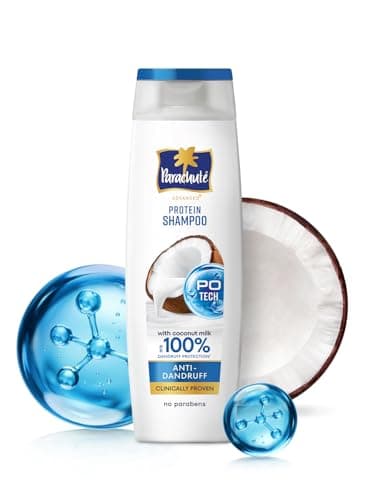 Parachute Advansed Anti-Dandruff Shampoo with Coconut Milk & PO Tech | Up to 100% Dandruff protection | for Strong Healthy Scalp | Paraben free | For Men & Women | 170ml