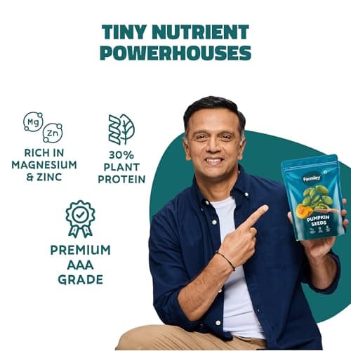 Farmley Edible Seeds Combo 600 g | Chia Seed + Sunflower Seed + Pumpkin Seed I Superfood Mix for Healthy Eating | Rich in Protein & Fiber (200g each) 5