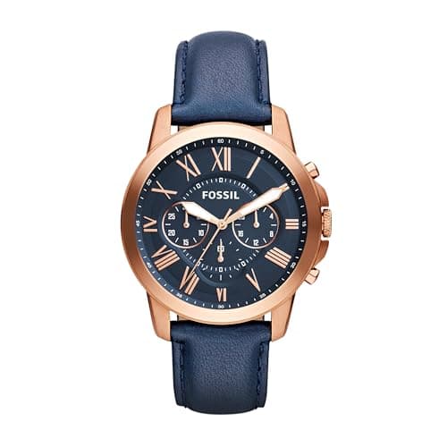 Fossil Grant Chronograph Blue Dial Men's Watch - FS4835Ie