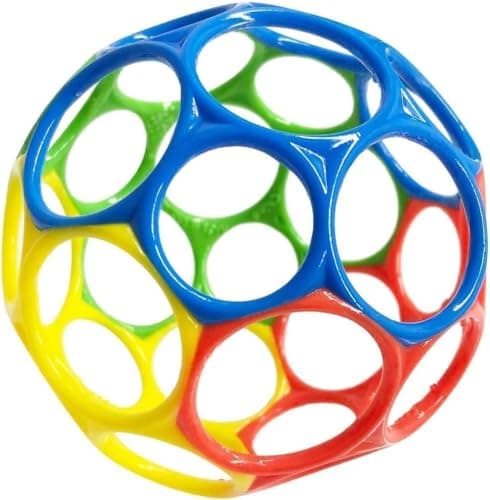 WildCard India O-Ball Easy Grasp Shaker Rattle BPA-Free Infant Toy