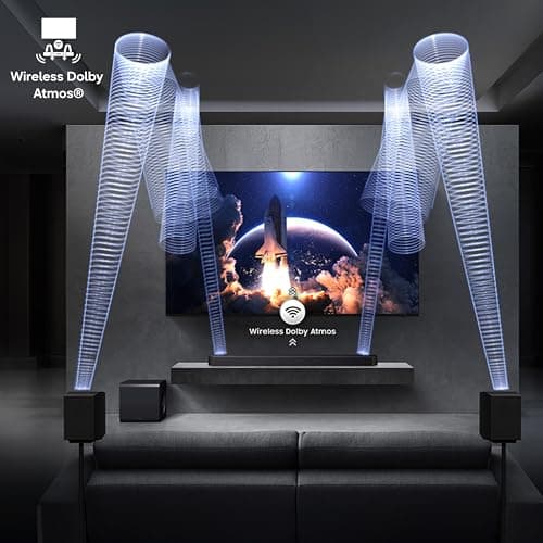 Samsung 580 W True 9.1.4 ch Full Surround Soundbar with Wireless Dolby Atmos | Center-Up-Side-Front Wide-firing Speakers | Alexa | Wi-Fi | HDMI eARC | Optical In | Bluetooth (HW-Q930H/XL, Titan Black) 4