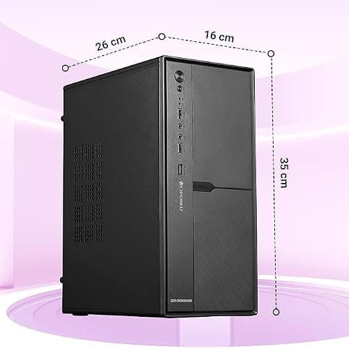 Core i5 Desktop Computer PC Core i5-4GEN (4590, 3.70 GHz processor) 8GB RAM | 256 GB SSD/RGB Keyboard+Mouse/20" Monitor/WiFi | HDMI| Ethernet | USB 3.0| Windows 10 Pro & Office 21 | 2 Year Warranty 2