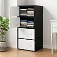 LERIMO Wooden Wardrobe Almirah for Bedroom & Kids – 4 Door Clothes Storage Cupboard | Wooden Wardrobe Cabinet for Clothes, Toys & Accessories | Modern Storage Almirah (Walnut, 4-Door)