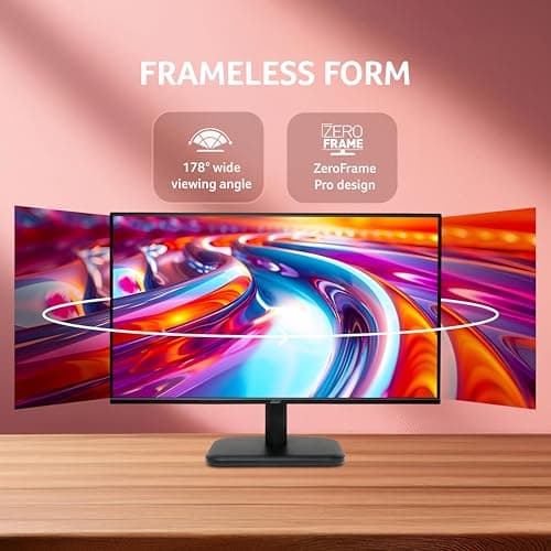 acer EK251Q P6 24.5 Inch Full HD IPS LED Monitor | 144Hz Refresh Rate | 1ms VRB | AMD FreeSync | ZeroFrame Design | sRGB 99% | Flicker-Less & BlueLightShield | HDMI & VGA | Tilt Adjustable, Black 2