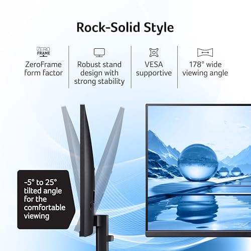 Acer KA270 P6 27 Inch IPS Full HD Backlit LED Monitor I 144Hz Refresh Rate, 1MS VRB, AMD FreeSync I 99% sRGB I 1 x VGA 1 x HDMI with Inbox HDMI Cable I Zero Frame Design I Eye Care I Stereo Speakers 4