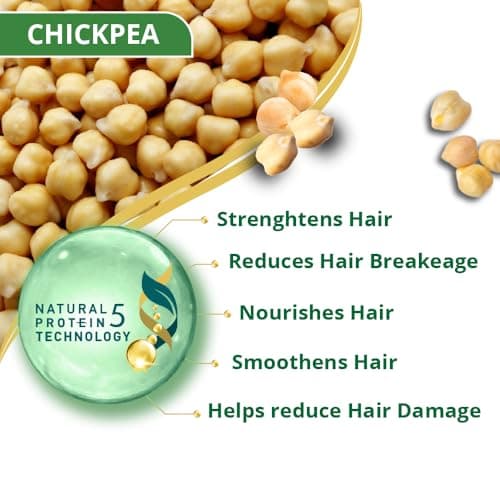Himalaya Gentle Daily Care Natural Protein Shampoo, Gently cleanses & strengthens, With Chickpea, Licorice & Amla, For Women & Men, 180ml 5