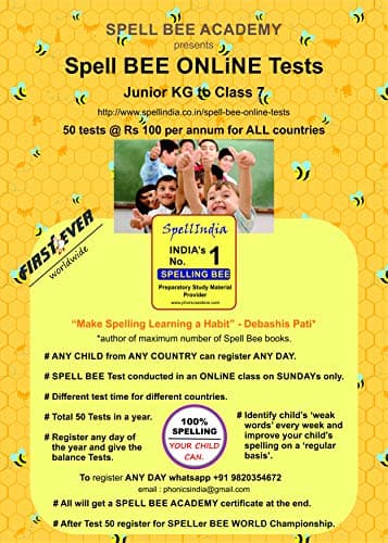 Spelling Bee Exams [Flexibound] [Jan 01, 2020] Debashis Pati (1st individual to write preparatory books on various topics of "multiple" Spelling bee competitions in India. Has authored maximum spellin 3