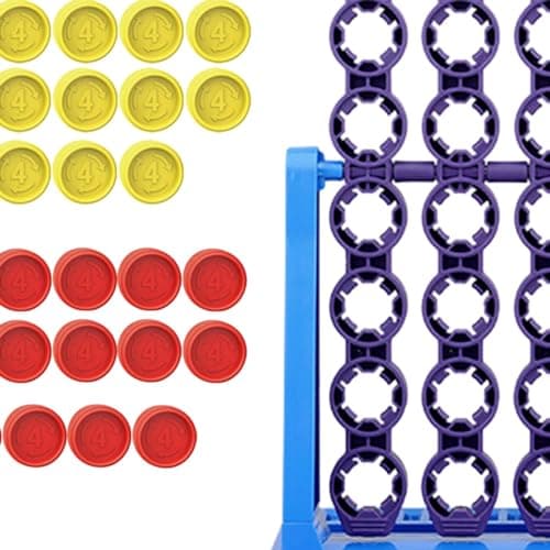 ATORSE® Line up 4 Game Table Decor Strategy Board Games for Children Girls Boys