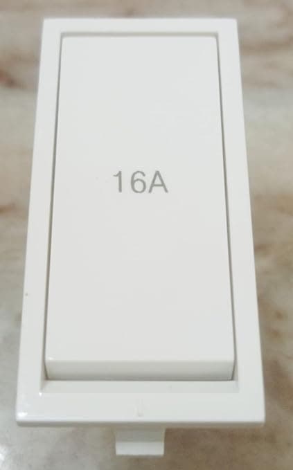 ELECTRICAL SWITCHES AND 3 PIN SOCKETS 6/16A MODULAR SET OF 4