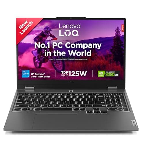 Lenovo LOQ 2024, 12th Gen Intel Core i5 12450HX, RTX 3050-6GB, 16GB RAM, 512GB SSD, FHD, 15.6"/39.6cm, 144Hz, Windows 11, Office 2024, Grey, 2.4Kg, 83GS00PJIN, 3 Mon. Game Pass, Gaming Laptop