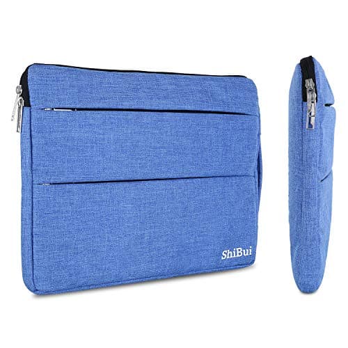 Shibui 13-13.3 Inch Laptop Sleeve Compatible with Mac-Book Air Waterproof Protective Bag with Handle 14 * 1.5 * 10 Sky Blue