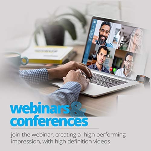 ZEBRONICS Zeb-Crisp Pro Digital Zoom Web Camera with USB (HD) with 5 Pixels Lens, Built-in Microphone, Auto White Vision, Night Vision and Manual Switch for LED (Black) 3