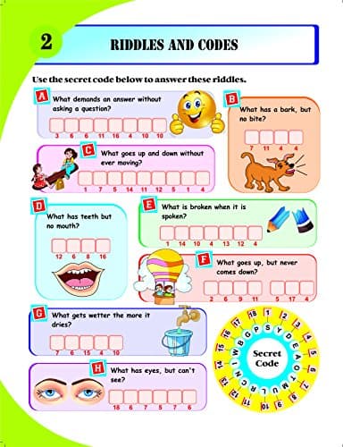 GIKSO Activity Book: Fun Activity Book for Kids Age 7-10 Years Old(English) | Includes Brain Puzzles, Riddles, Mazes and Logical Reasoning Activities 2