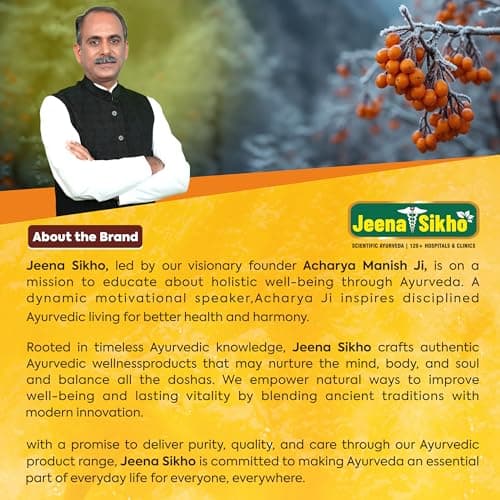 Jeena Sikho Swaranfalam Amrit Himalayan Sea Buckthorn Berry Pulp/Juice Concentrate | Mango Flavour | With Ashwagandha | Cold-Pressed | Natural Vitamin C, Omega 3 6 7 9 & Antioxidants | Supports Immuni 3