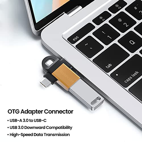 SWAPKART 2 in 1 OTG Adapter Type c OTG,Micro USB OTG Micro USB + c c Type,Converter Adapter Type c and USB 2.0 Male to Female Converter Cable for Pen Drive Compatible Transmission for Android 4