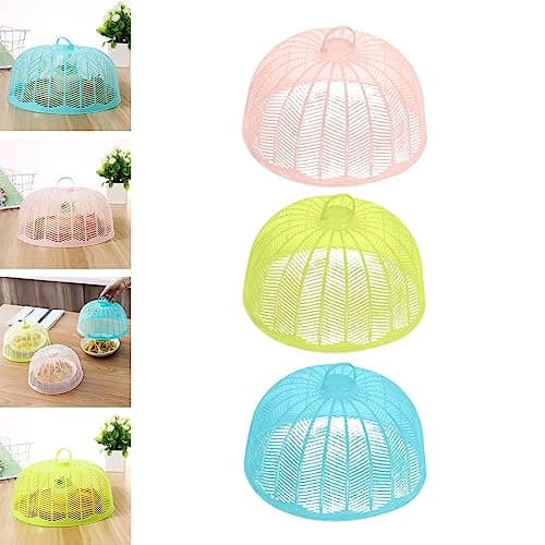 ATORSE Mesh Food Cover Soft Reusable Mesh Cake Covers Net for Outdoors BBQ Parties Pink 4