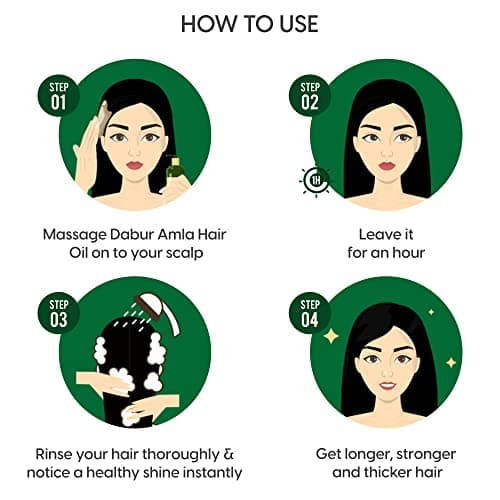 Dabur Amla Hair Oil - 550 ml | For Strong, Long and Thick hair | Nourishes Scalp | Controls Hair Fall, Strengthens Hair & Promotes Hair Growth (Pack of 2) 5