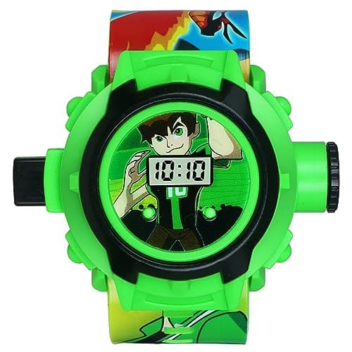 Matrix Kids Edition Digital Watch with 24 Character Image Projection (Boys & Girls) (Green)