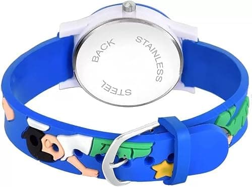 SELLORIA Silicone White Dial Cartoon Watch Series Analogue Kids Watch (Blue, Blue, Rubber) 2