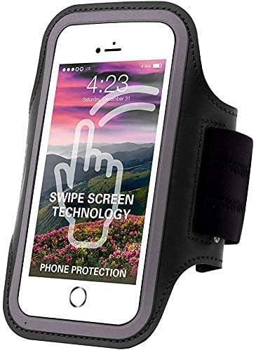 Arm Band for vivo iQOO Z10R (India) Original Sports Arm Belt with Adjustable Workout Band for Gym Running Jogging and Waterproof Washable Mobile Holder Gaming Arm Band (Band-50) 3