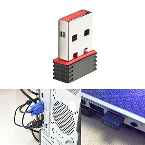 Superwang FotoFo USB WiFi Adapter N - 150Mbps 802.11n Wireless Internet Dongle for PC + Mac + TV by 2