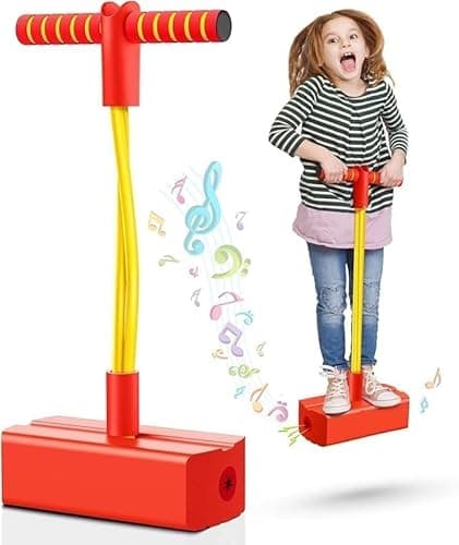 Toy Imagine Foam Pogo Jumper for Kids – Indoor & Outdoor Bouncing Toy for Boys & Girls | Fun Jumping Stick for Ages 3+ | Safe, Durable & Supports Up to 250 Lbs | Birthday Gift (Color May Vary)