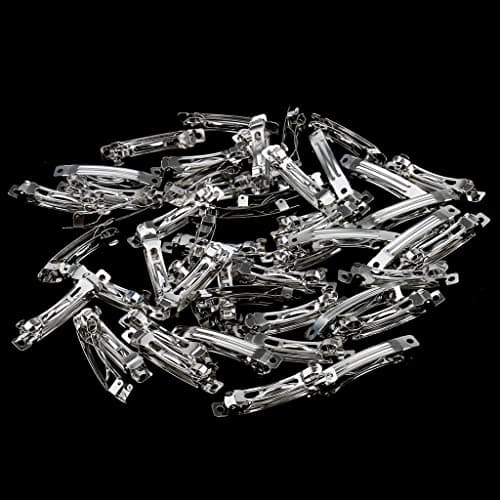 Meadawgs® 2x50 Pieces Blank French Barrette Hair Clip Slide DIY Craft Accessories 7 x 50mm|Clothing, Shoes & Accessories | Womens Accessories | Hair Accessories|50 Pieces Hair Barrettes(2 Pack) 4