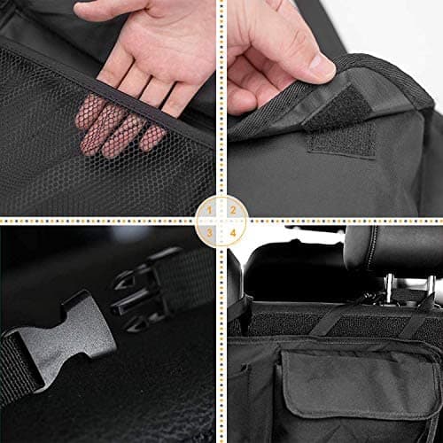Automaze Nylon Backseat Trunk Organizer For SUV & Car Hanging Organizer Foldable Cargo Storage Bag With 9 Pockets, Adjustable Strap 2