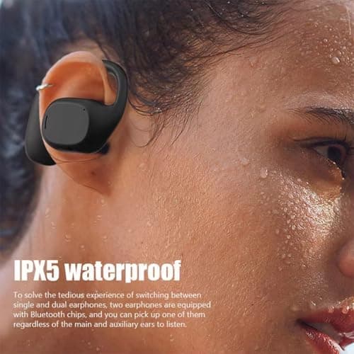 VEHOP JS270 OWS Open Ear Wireless Earbuds with Display | ENC Mic for Crystal-Clear Calls | 30hr Playtime with Type-C Fast Charging | BT5.3 Gaming Bluetooth Earphones | Touch Control Sports Headphone 5