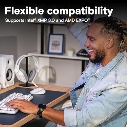 Crucial RAM 16GB DDR5 4800MHz CL40 Desktop Memory CT16G48C40U5 5