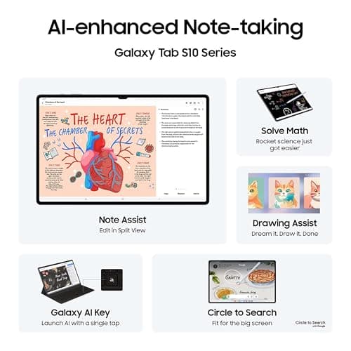Samsung Galaxy Tab S10 Ultra [Smartchoice], S Pen in-Box, 36.99 cm (14.6 inch) Dynamic AMOLED 2X Display, 12 GB RAM, 512 GB Storage, Wi-Fi Tablet, Platinum Silver 3