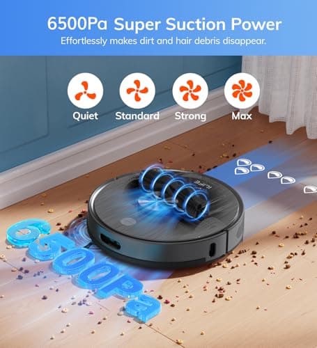 ILIFE A20 Pro Robot Vacuum Cleaner with Advanced LiDAR Navigation, Strong Suction, Customised Cleaning Up to 4500sft, 5200mAh, WiFi App, Alexa, GH, Ideal for Cats, Dogs Hair 3