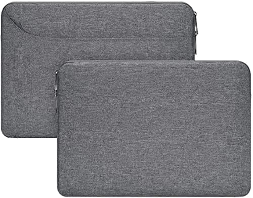 Dynotrek Moon 14 inch Laptop Sleeve Bag Pouch, Computer Cover Accessories Pocket, Portable Laptop Case Compatible for MacBook Air/Pro, Dell, HP, Acer, Asus, Lenovo -Denim Grey 2