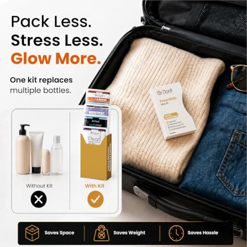 Le Dore Essential Kit With Face Wash, Sunscreen, Shampoo & Moisturiser | Mini Travel Kit | For Men & Women 5