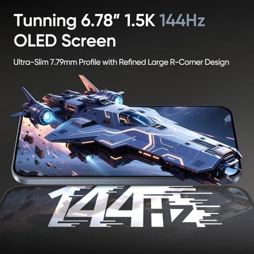 realme 16 Pro 5G, 8+128 GB, MediaTek Dimensity 7300 Max, Camera 50MP, Straight Display 6.78“144Hz, Battery 7000mAh, Master Gold 5