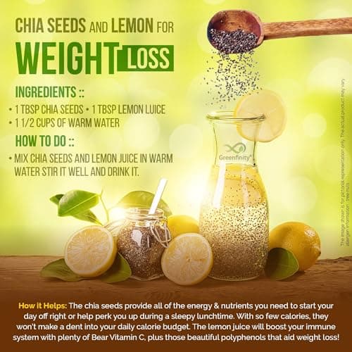 GreenFinity Chia Seeds 300g | Omega-3 clean chia Seeds for Eating | Rich in Calcium, Protein & Fiber, Omega 3 and Antioxidant | Healthy Snacks | 4