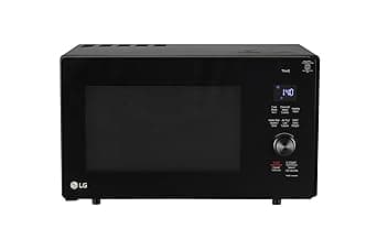 LG 28 L, Convertible Microwave Oven with Air Fry, Charcoal Lighting Heater, Wi-Fi Enabled (MJEN286UFWF, Black, Motorised Rotisserie, 60 Air Fry Recipe, 40 Scan to Cook Recipes & 331 Auto Cook Menu)