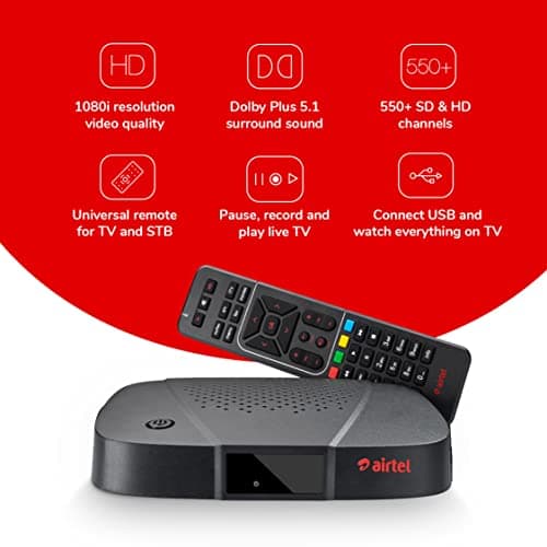 Airtel Digital TV HD Set Top Box 5