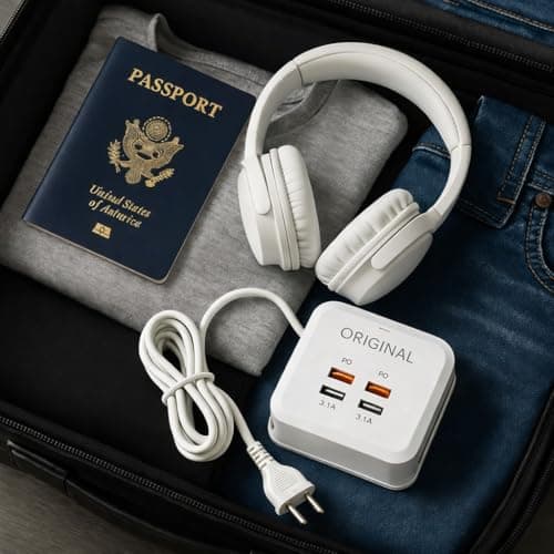 5.1A Fast Charger – Dual PD + 2 USB Multi-Port Charging Hub with Type-C Support 4