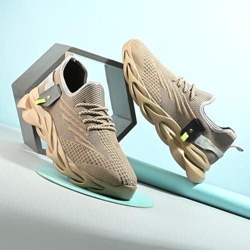 Cruiser Sneaker for Men | Lightweight & Stylish | Breathable Mesh Lace-Up Shoes | Casual Wear, Gym, & Street Style 2644-2 3