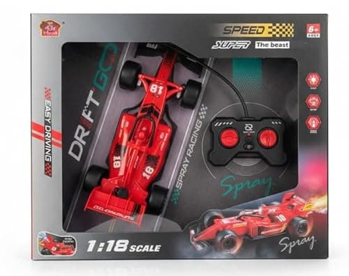 1:18 RC High-Speed F1 Drift Car | Remote Control Racing Toy for Kids with Rotating Action | Colour May Vary |