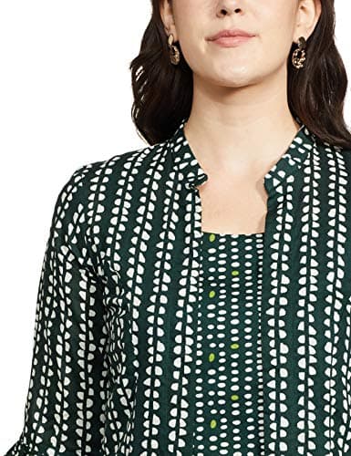 BIBA WOMEN PRINTED RELAXED MIX AND MATCH(INDIE TR1256_GREEN_34) 4