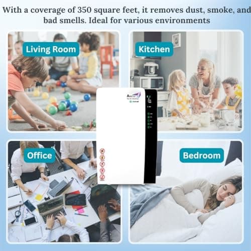 Air Purifier for Home – Aiither AVIRAL | Made in India | 8-Stage Filtration with True HEPA H13 | Captures 99.97% of Viruses & Airborne Particles | 2-Year Manufacturer Warranty 5